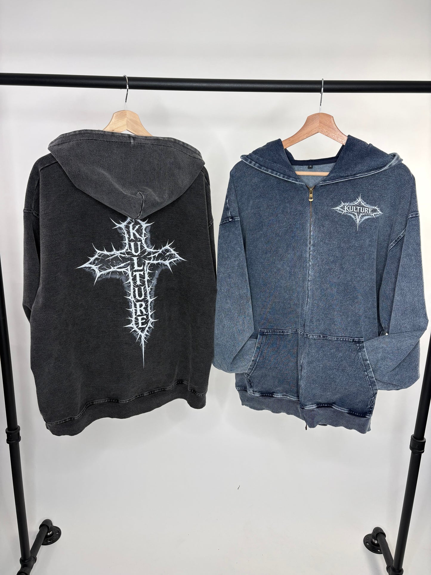 Calvary Zip Hoodie | Faith Collection